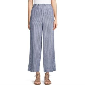 Laundry By Shelli Segal Wide-Leg Linen-Blend Pants Women's Size Medium